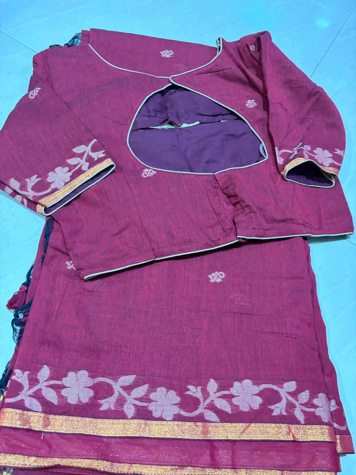 #jamdani saree #patternblouse