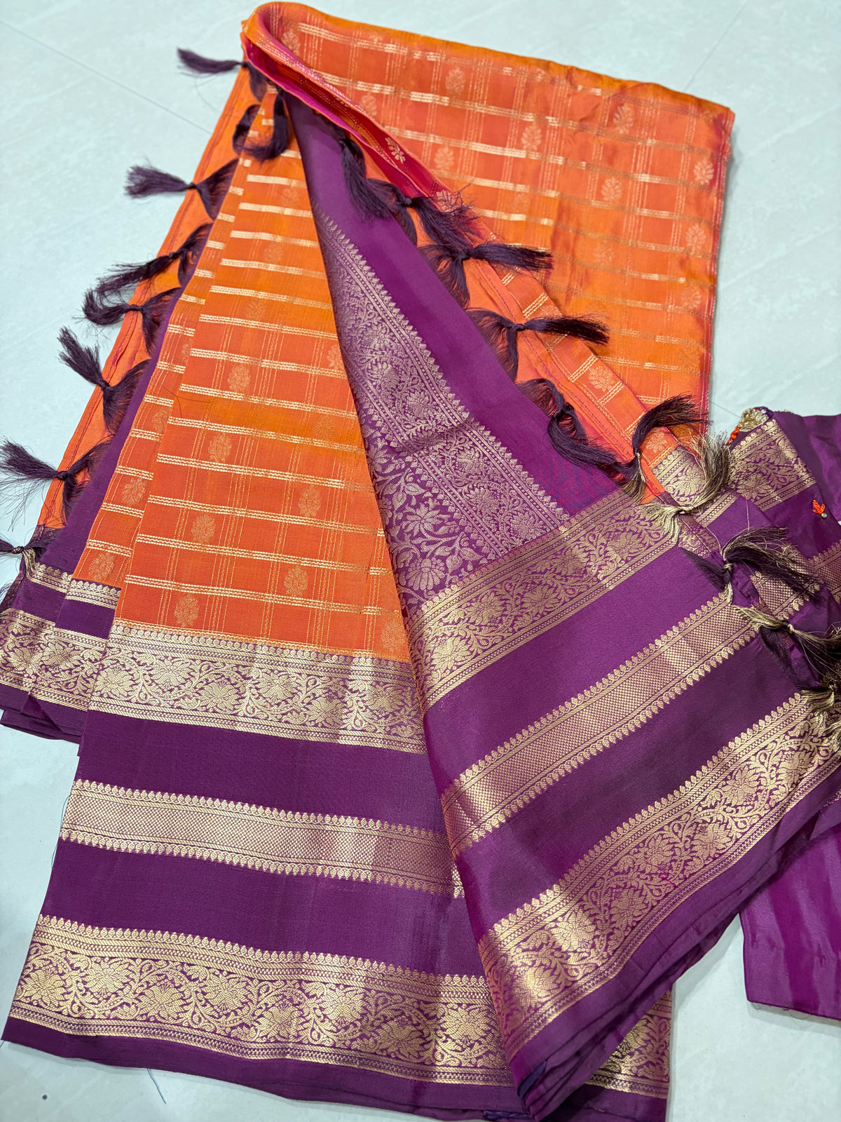 #purekanchipattusaree #designermaggam blouse