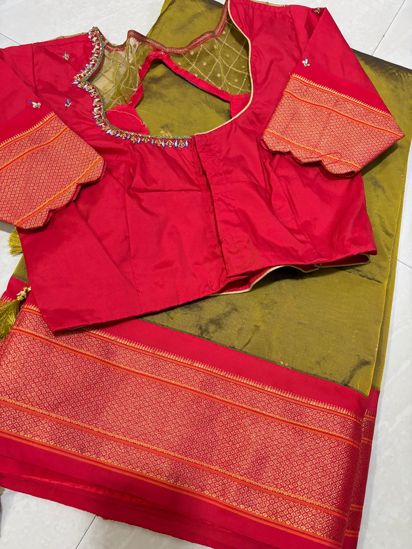 #narayanpetsaree #maggamblouse