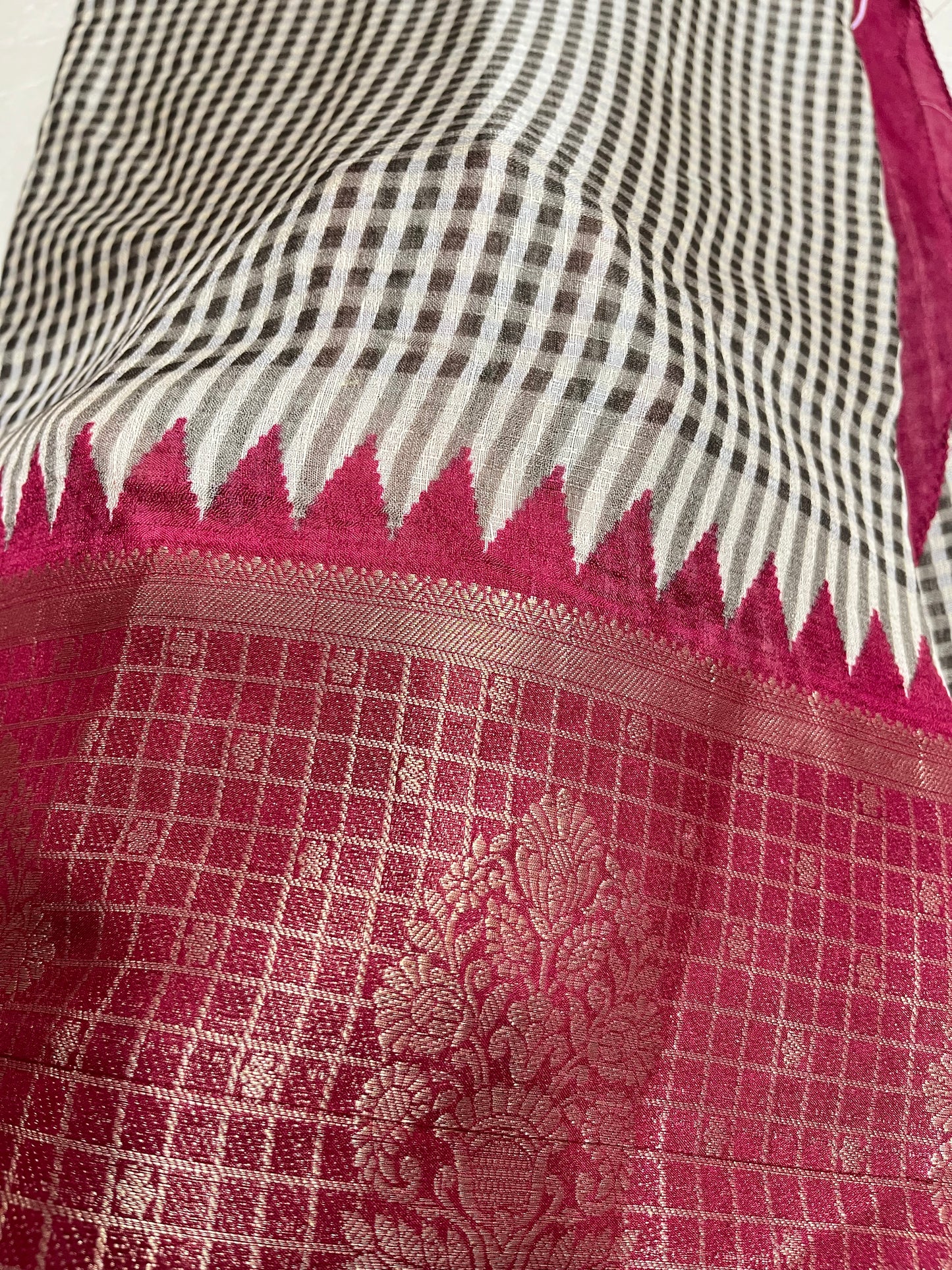 #jutesilksaree #patternblouse