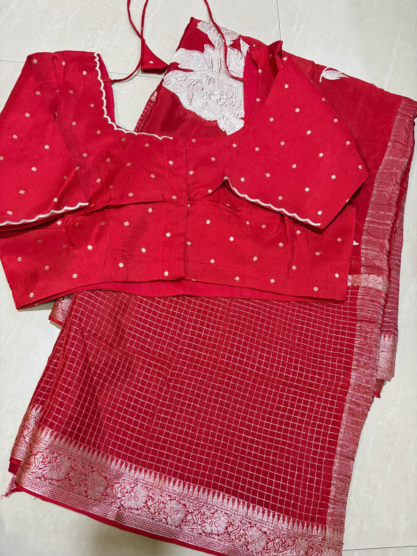 #purechinnonsaree #saree with embroidery work #blousepattern