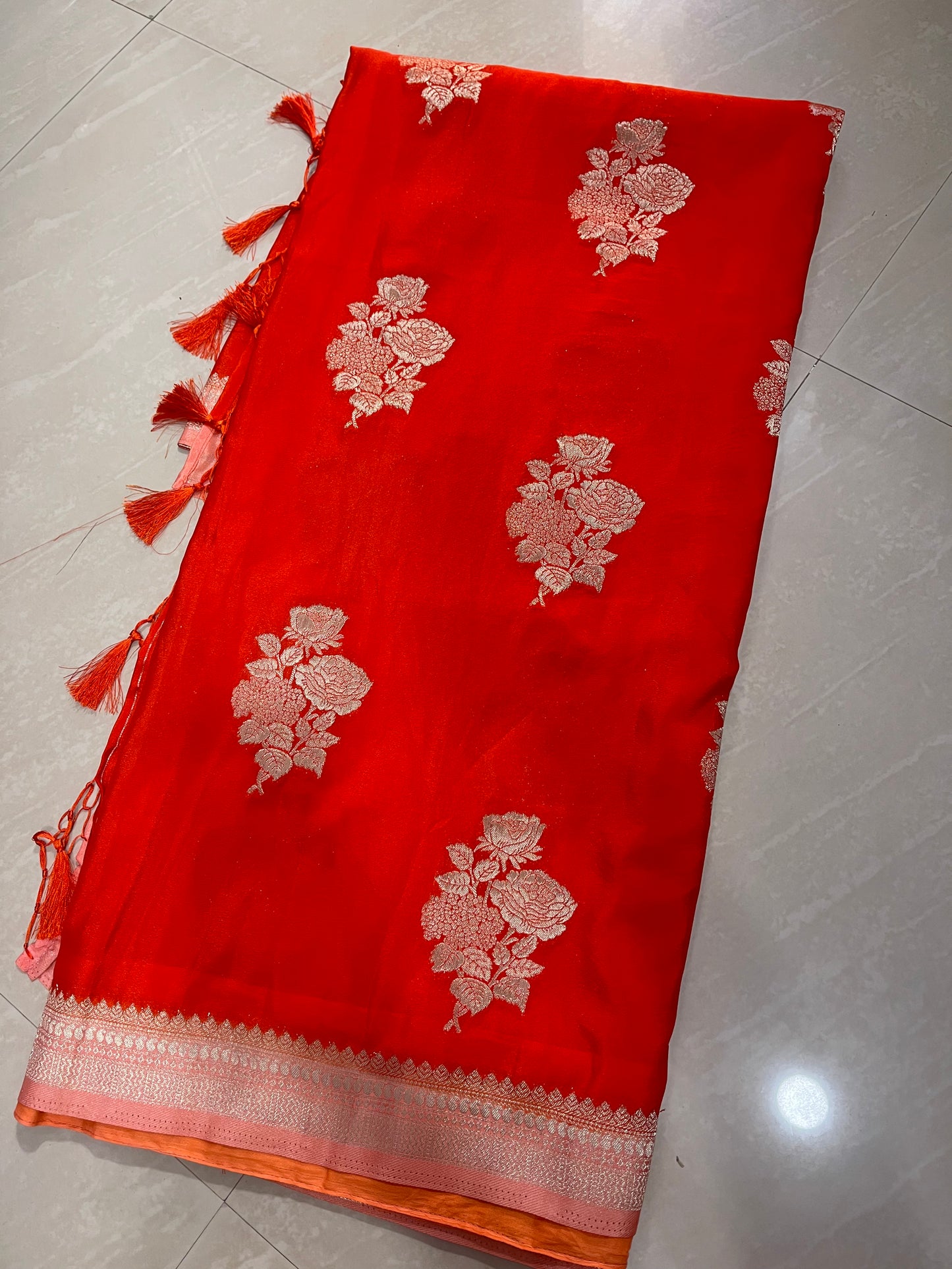 Georgette saree-Banarasi sari- ready to wear saree