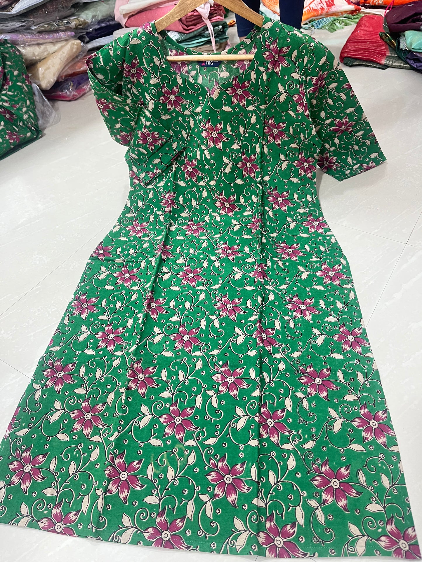 Kalamkari kurti block prints D11