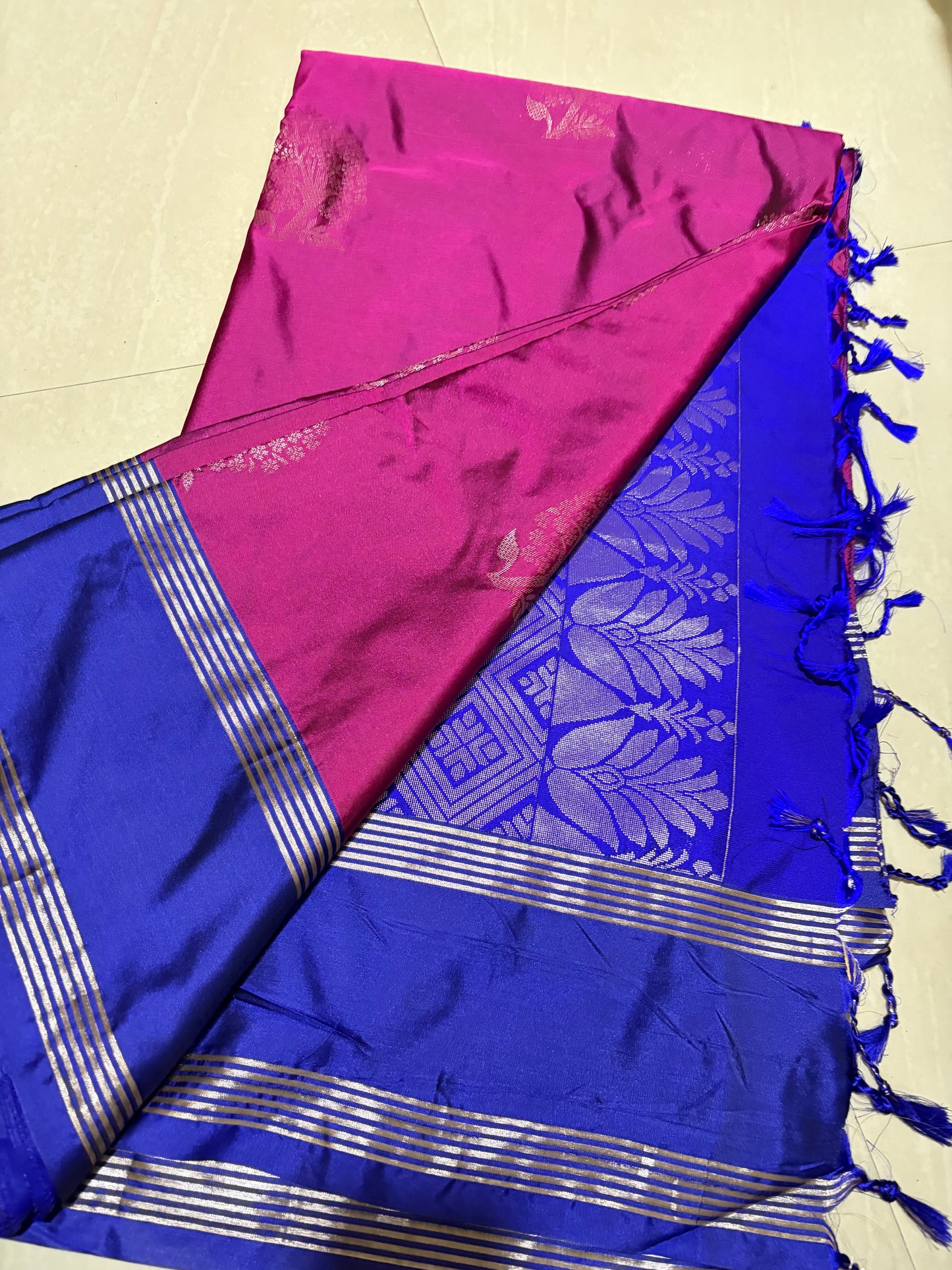#kanchi soft pattu saree #maggamblouse