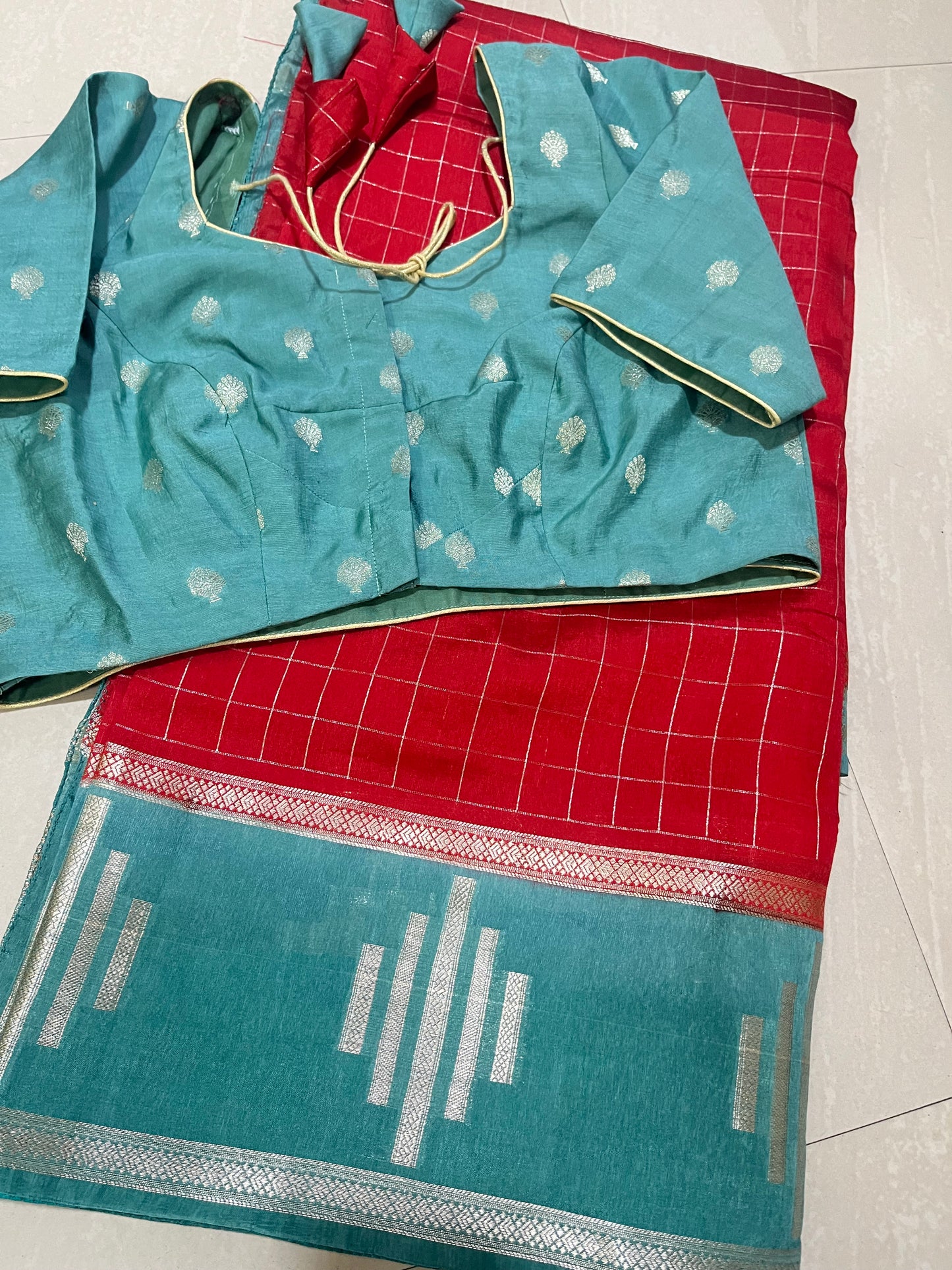 #matkasilksaree #patternblouse