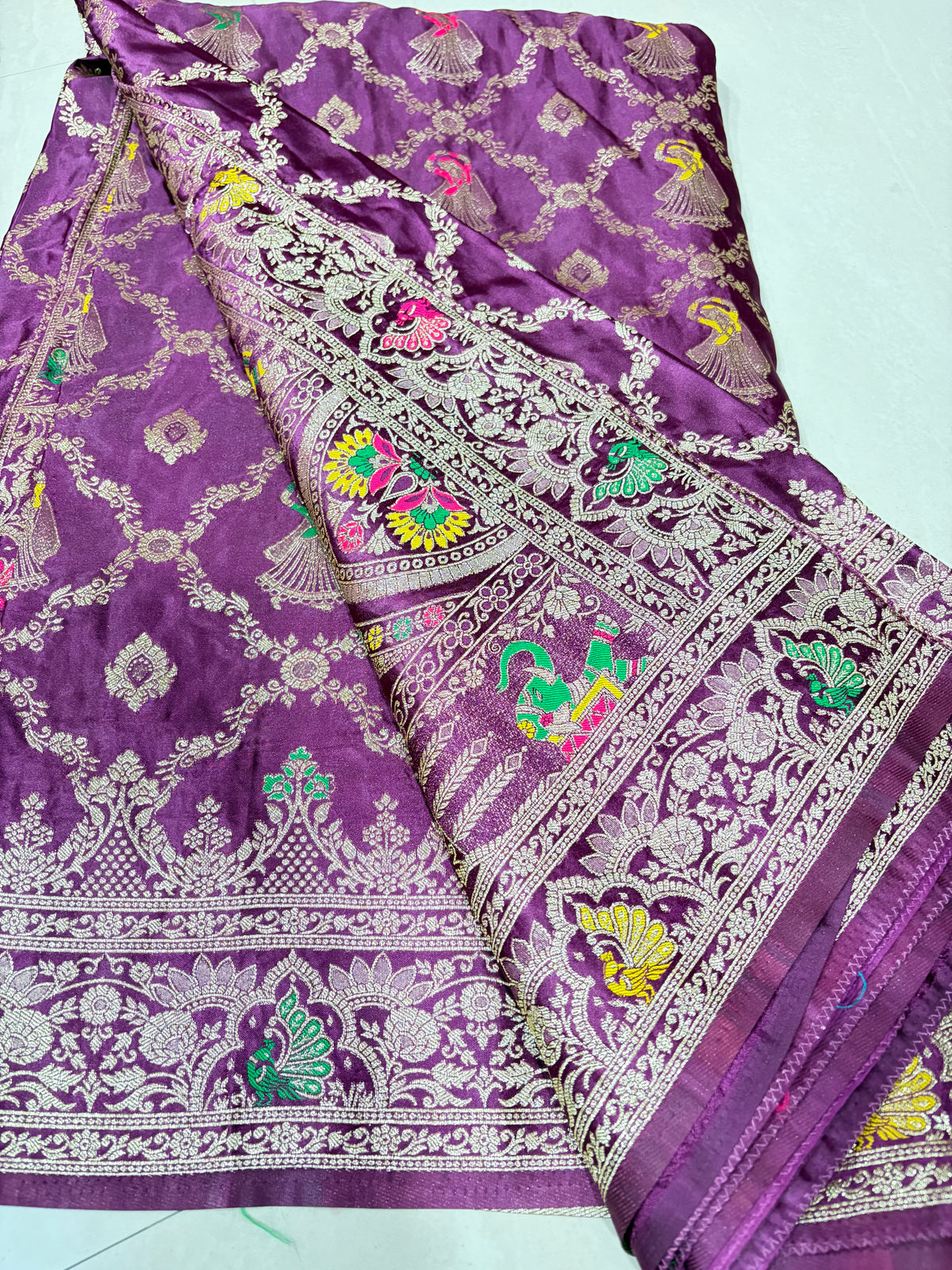 #banarassaree #mushroosilksaree