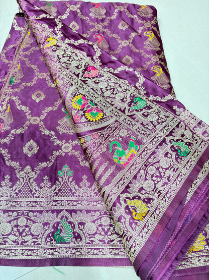 #banarassaree #mushroosilksaree