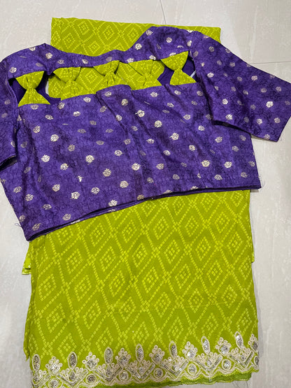 #puregeorgettesaree #blousepattern
