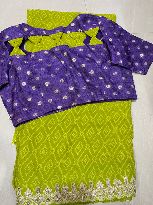 #puregeorgettesaree #blousepattern