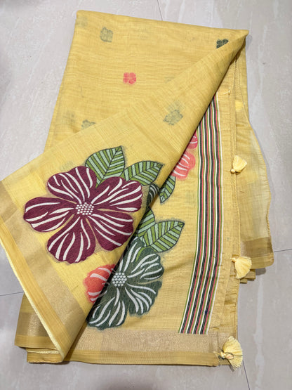 #chendericottonsaree #patternblouse