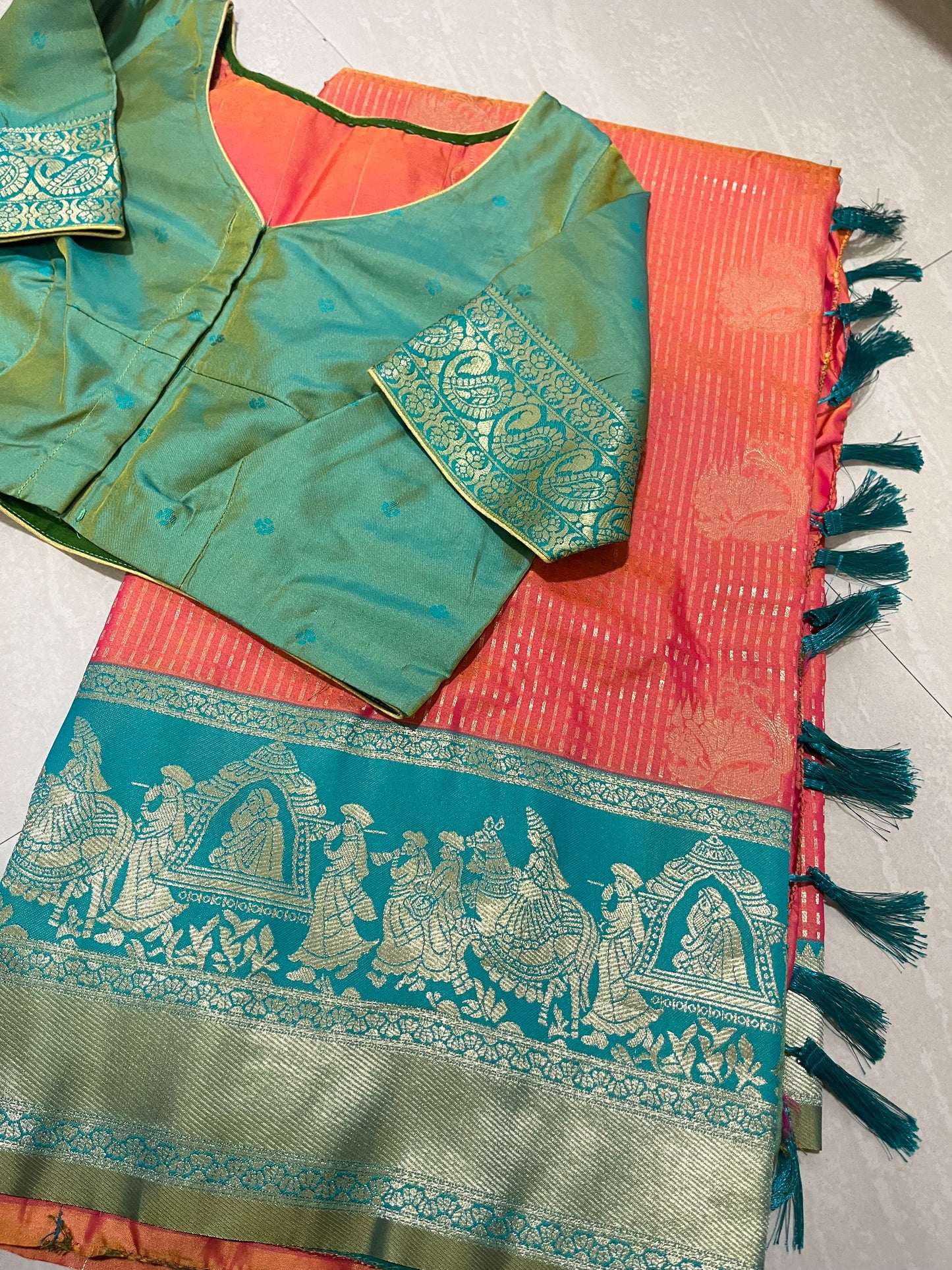 #pallakidesignsaree with bueatiful saree #softpattusaree