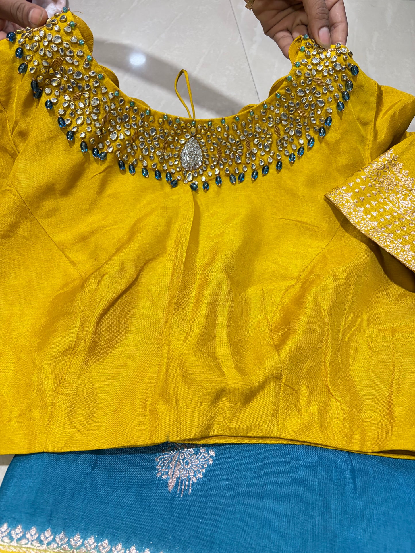 #banarasmushroosilksaree #maggamblousepattern