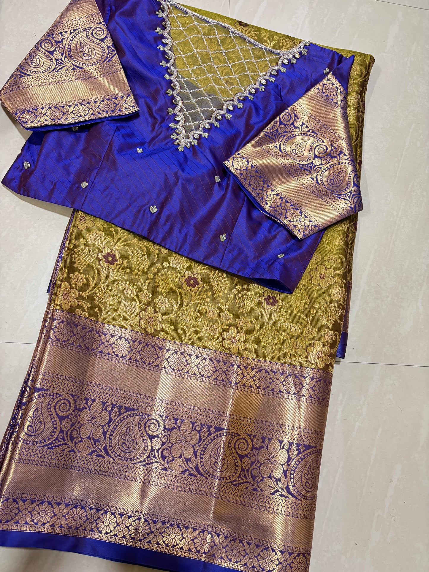 #kanchipattusaree #maggamblouse