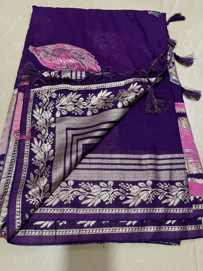 Designersaree #softmushroosilk