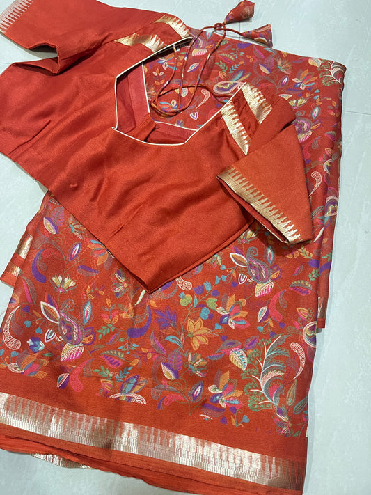 #glassgeorgettesaree #blousepattern