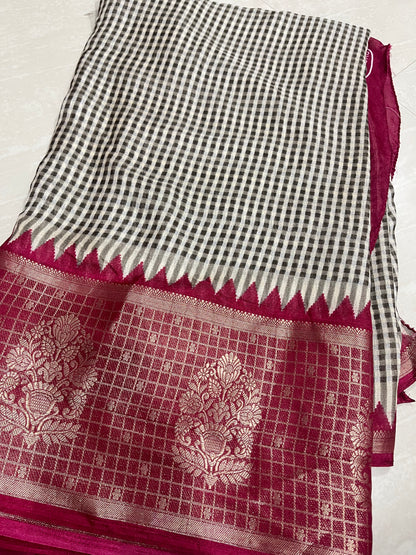 #jutesilksaree #patternblouse