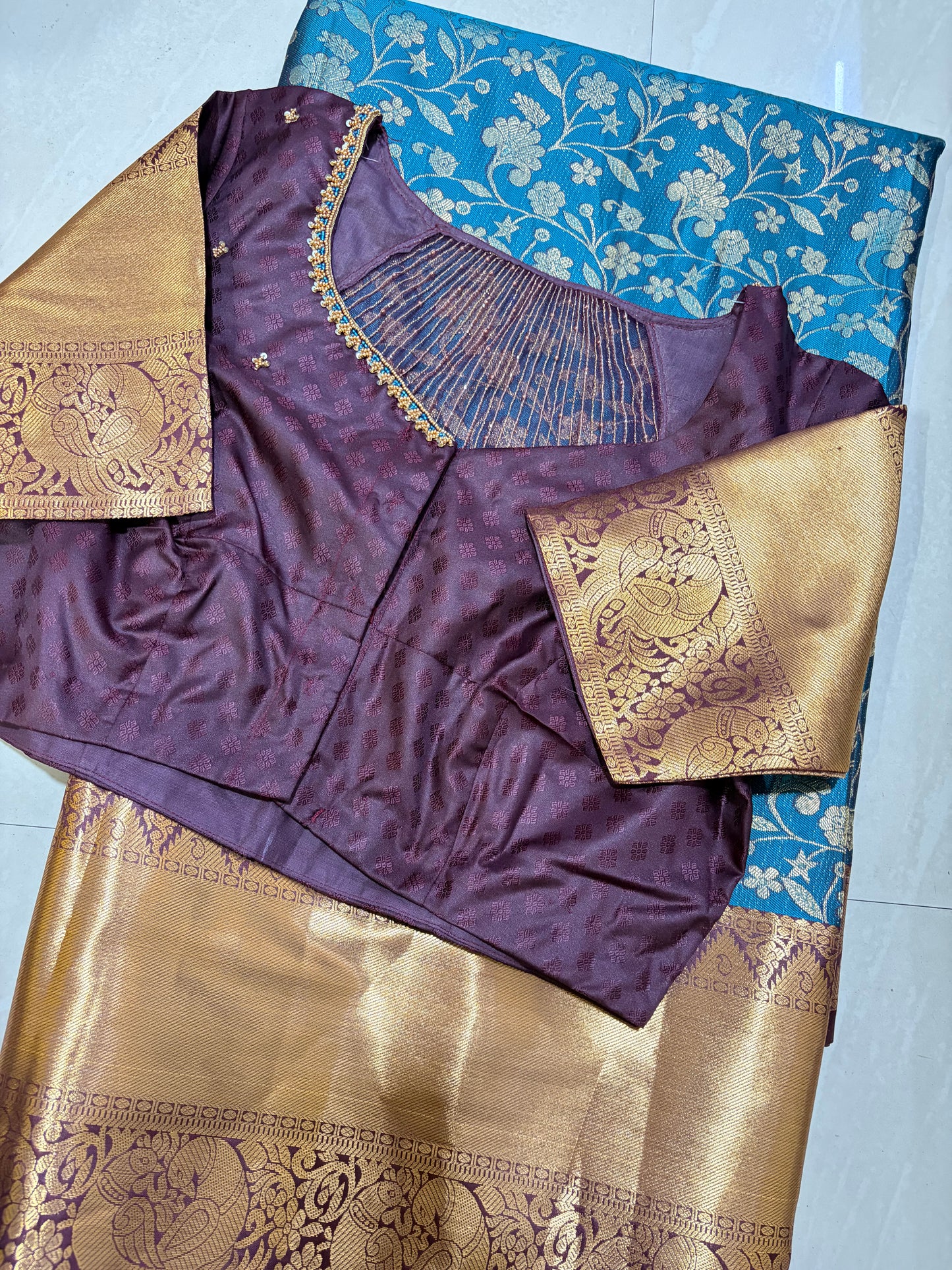 #kanchipattusaree #maggamblouse
