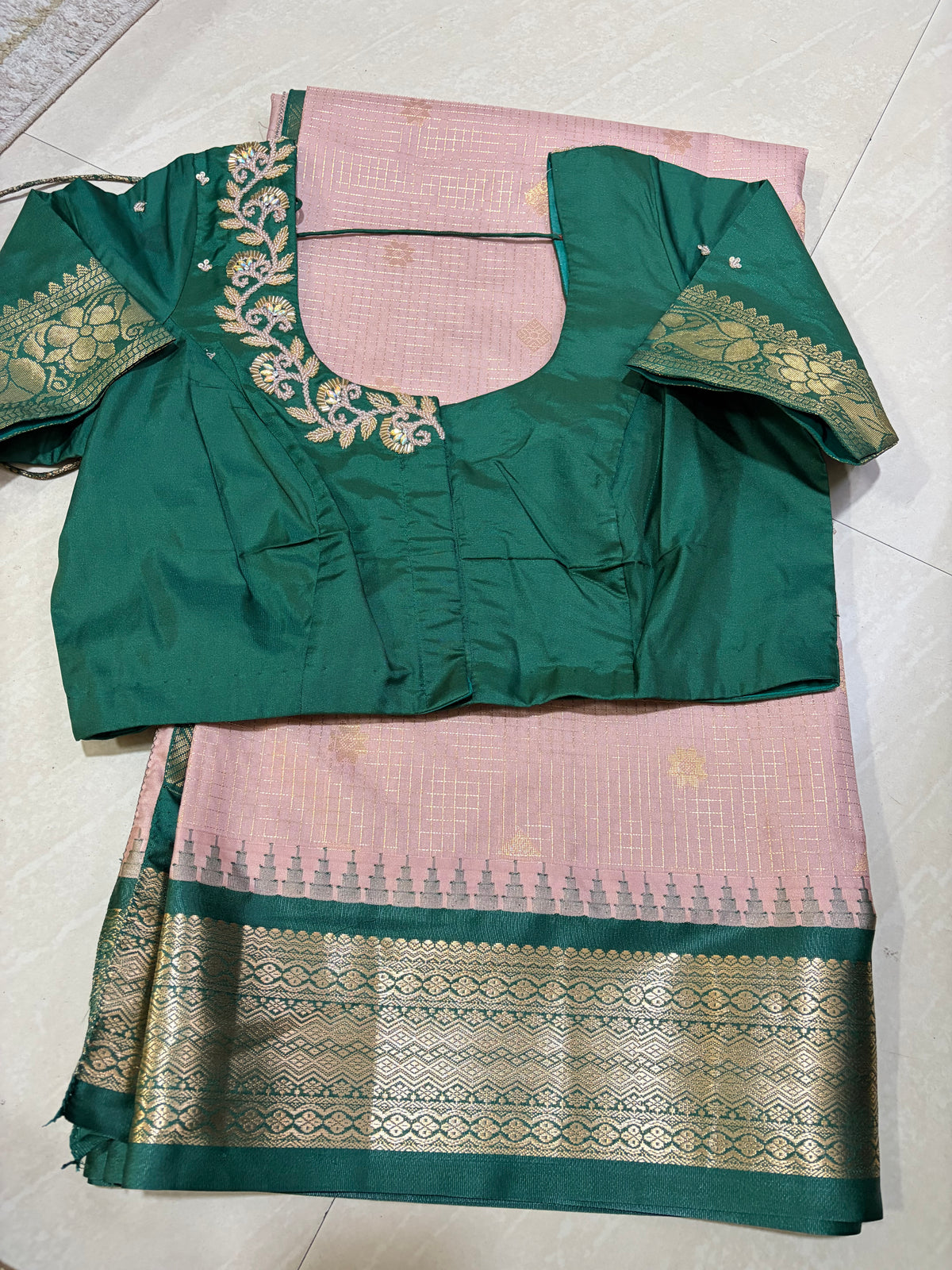 Gadwalsaree with maggam unique work