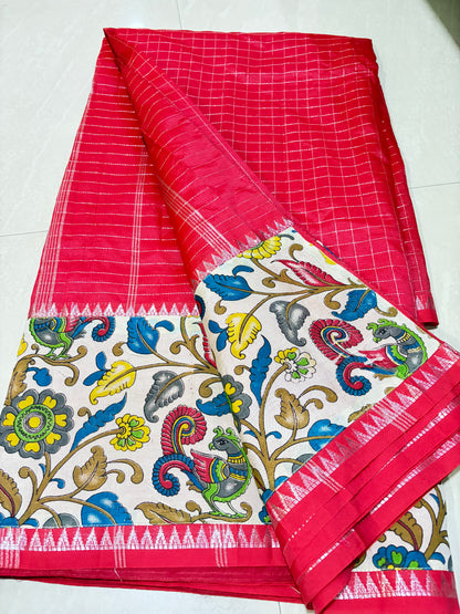 #mangalgirisaree #kalamkaridesign #patternblouse