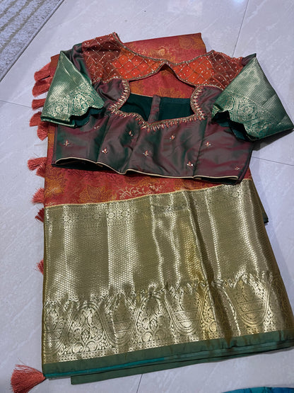 #kanchipattusaree #maggamblouse