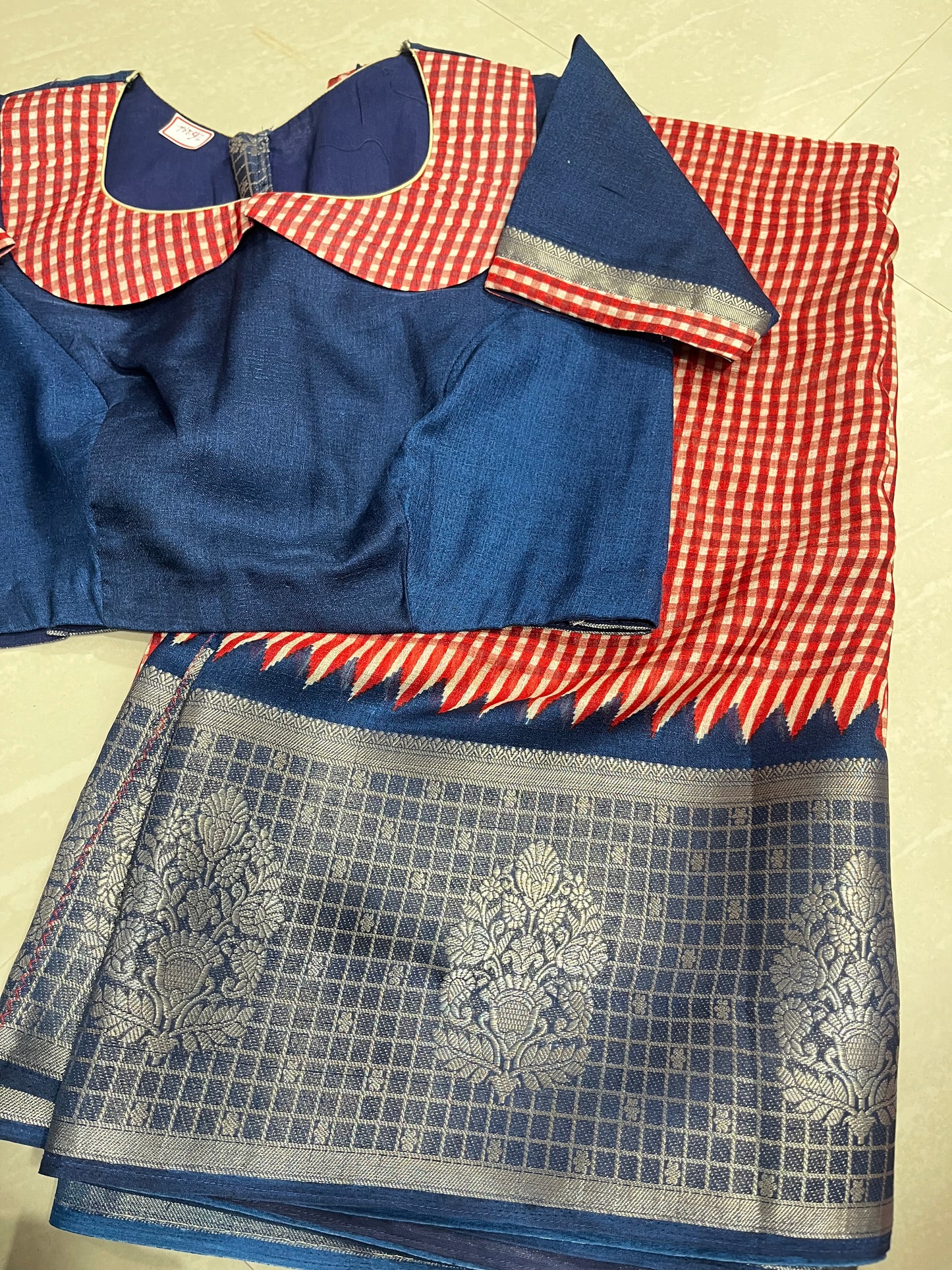 #jutesaree #masterstitching #patternblouse