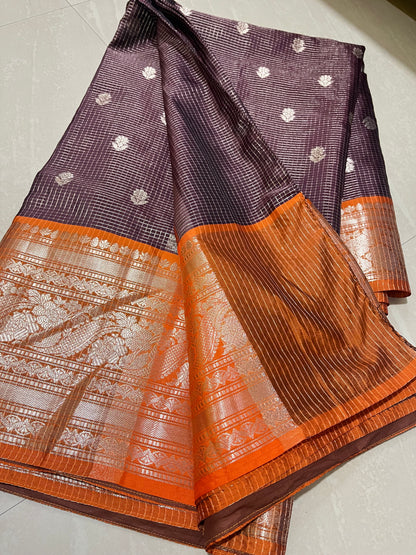 #vintagestylesaree #kanchiborder #patternblouse