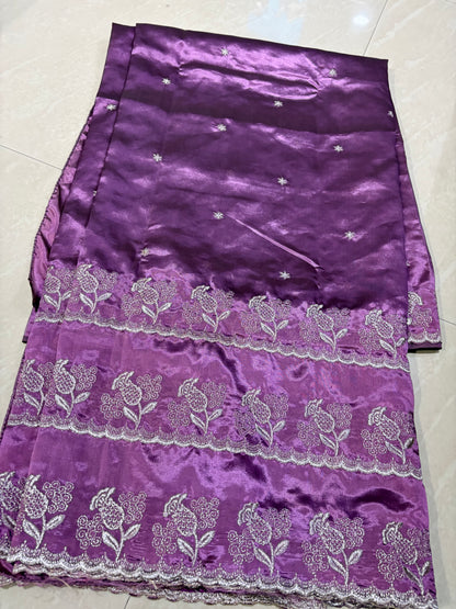 Soft tissue saree #designerblouse