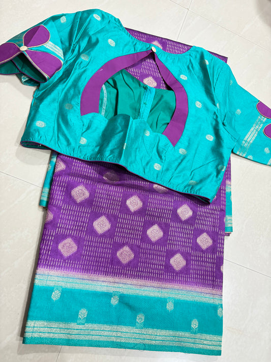 #banarassaree #patternblouse