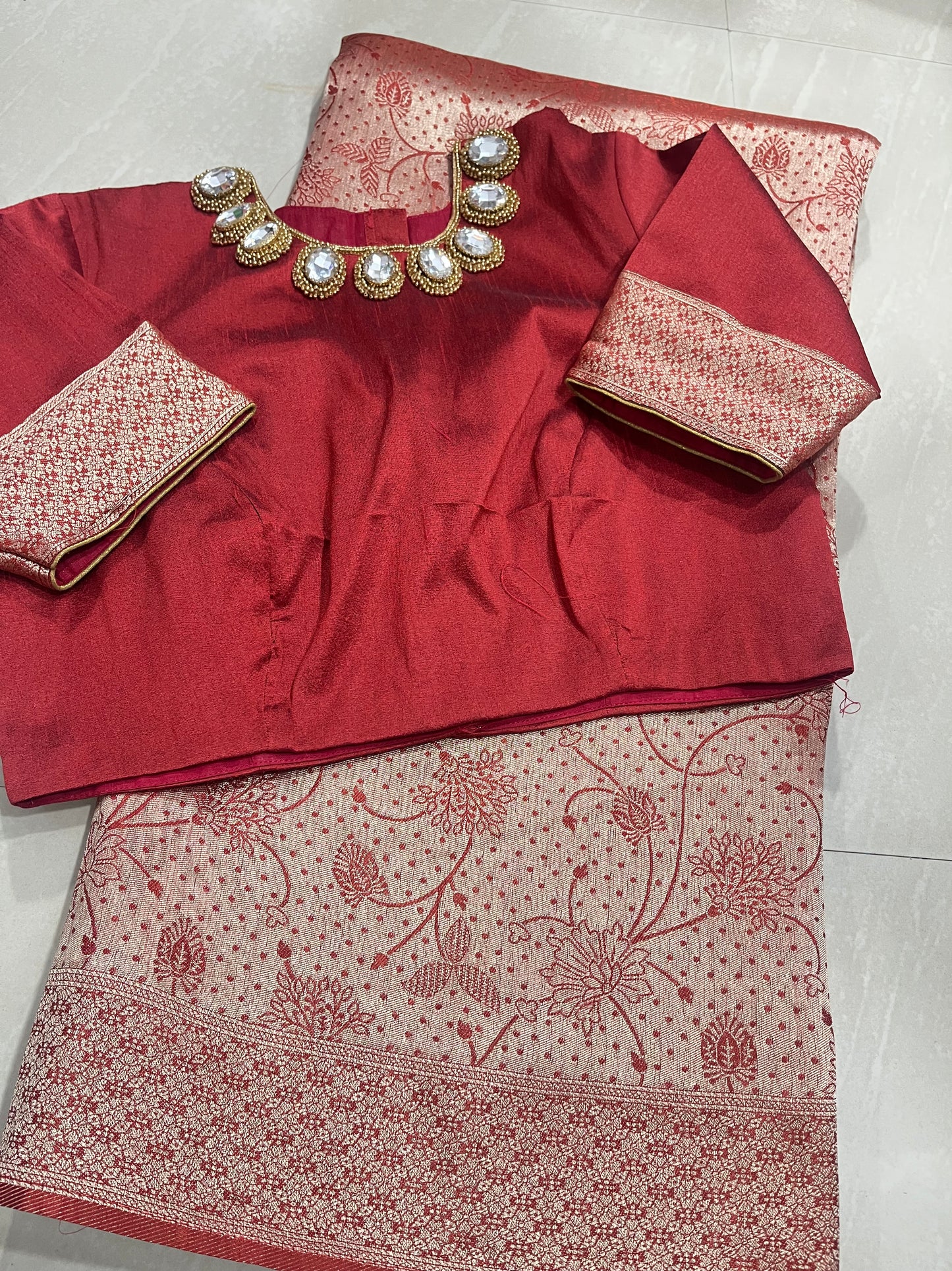 #banarassaree #maggamworkblouse