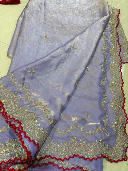 #spacesilkfabric #partywearlook