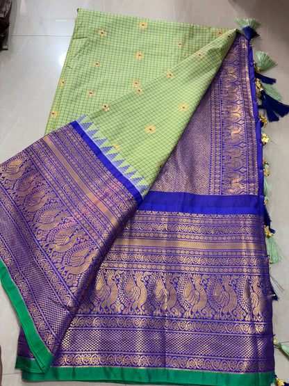 #gadwalsaree #pattusaree #maggamblouse