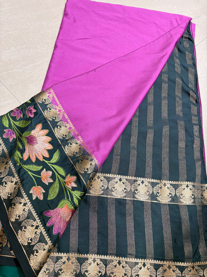 #mysoresilksaree #pattenblouse