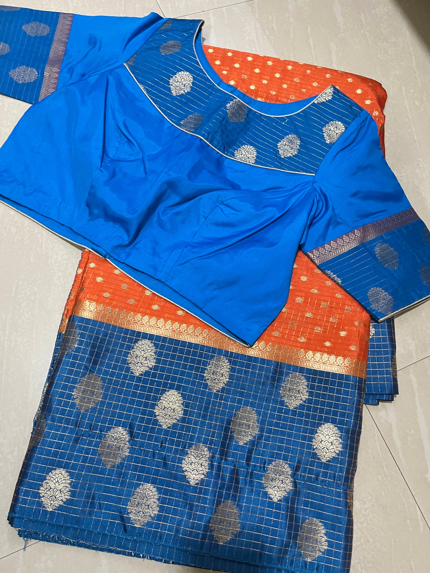 #softsilkpattusaree #alloverbutta #patternblouse