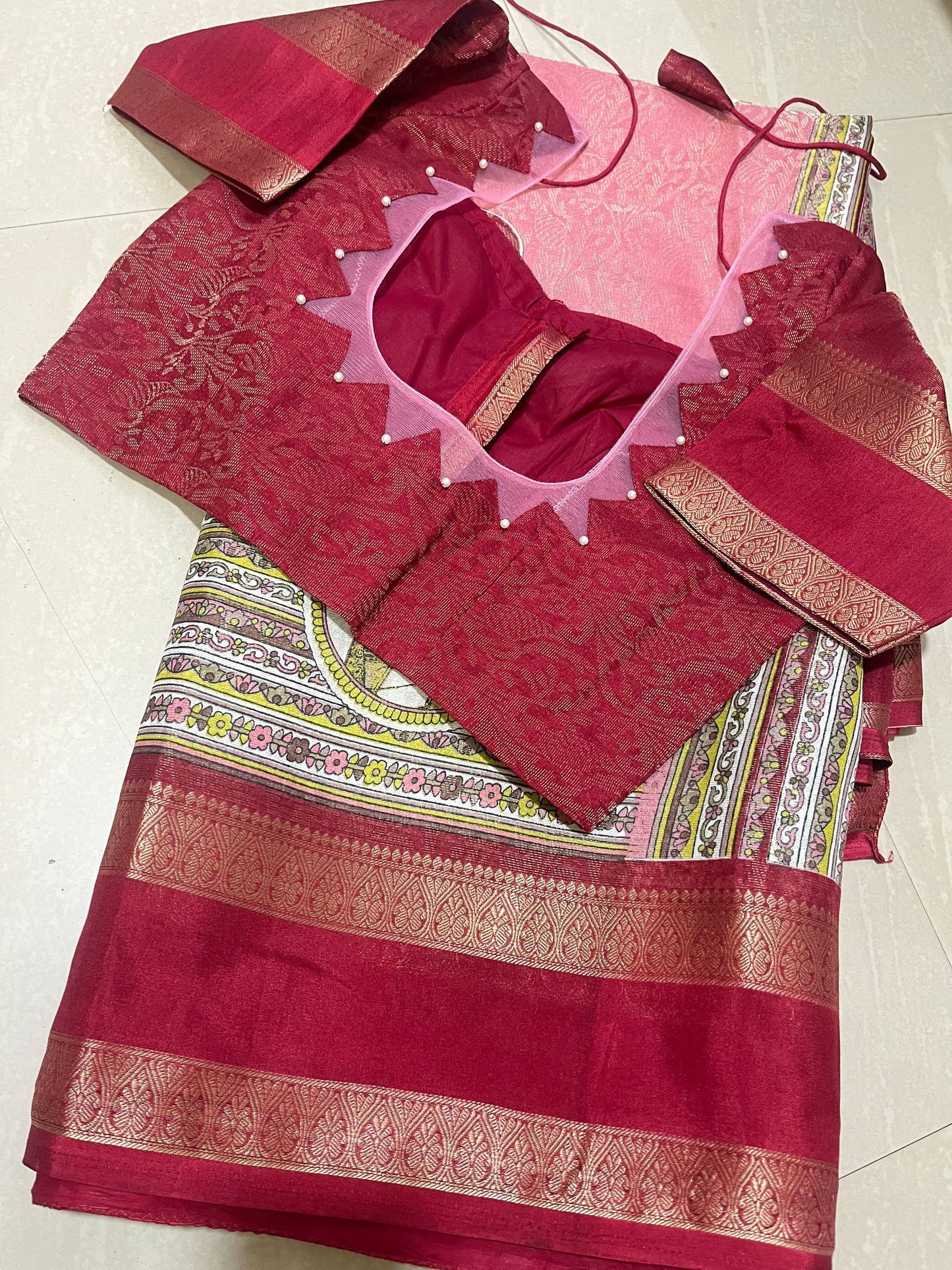 #georgettesaree #pattenblouse