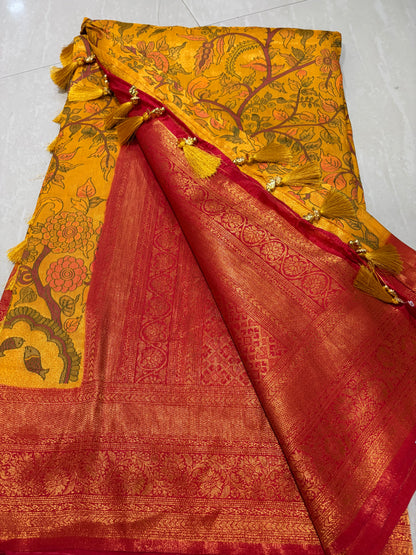 Banaras saree #maggamwork blouse