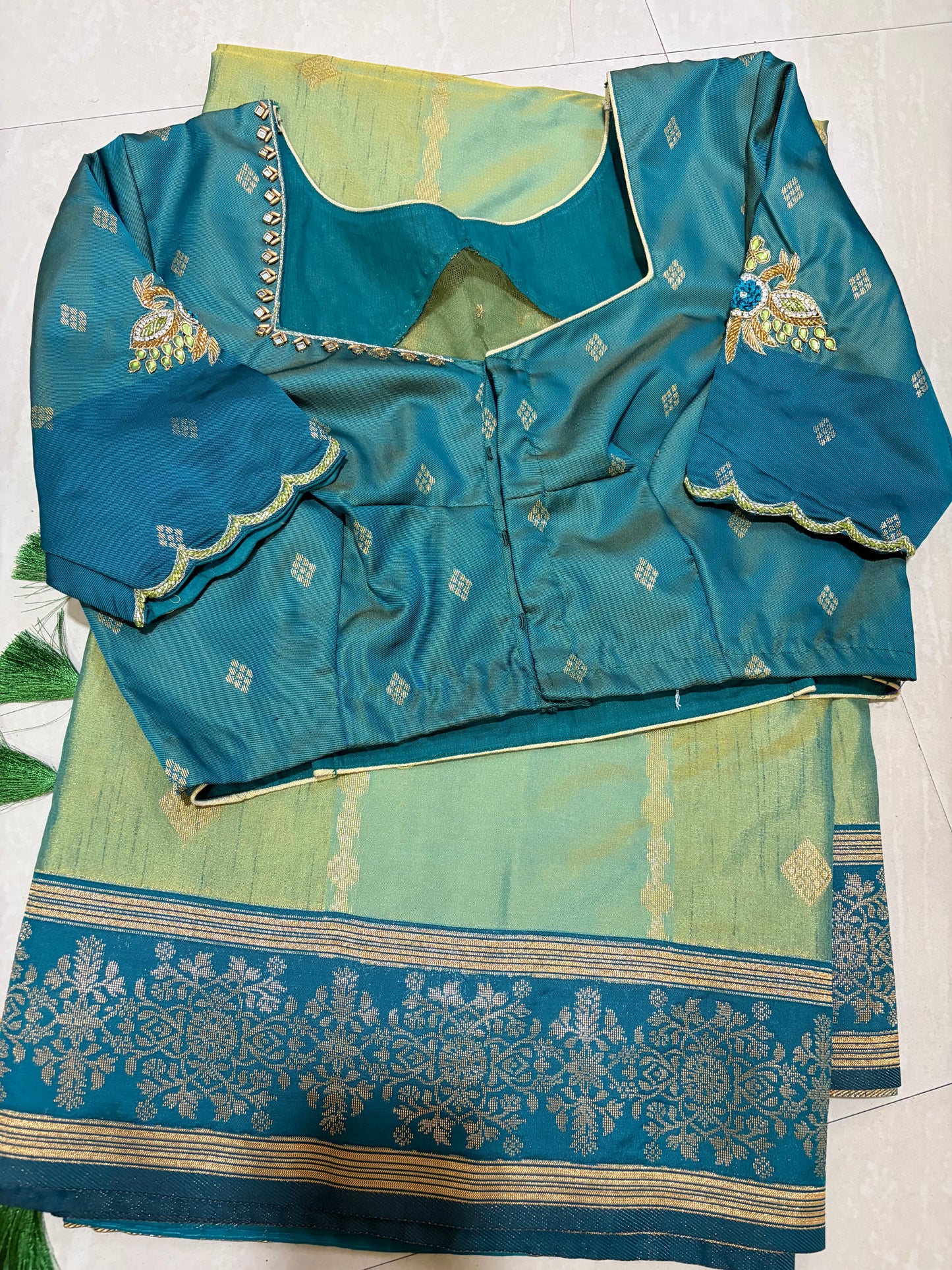#softpattusaree #maggamwork blouse