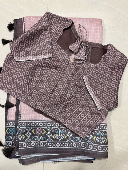Kota sare with beautiful neck degin