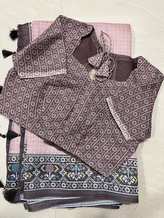 Kota sare with beautiful neck degin