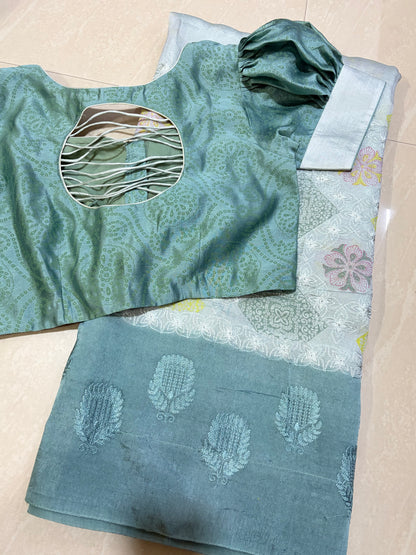 #tassarsaree #goodquality #patternblouse