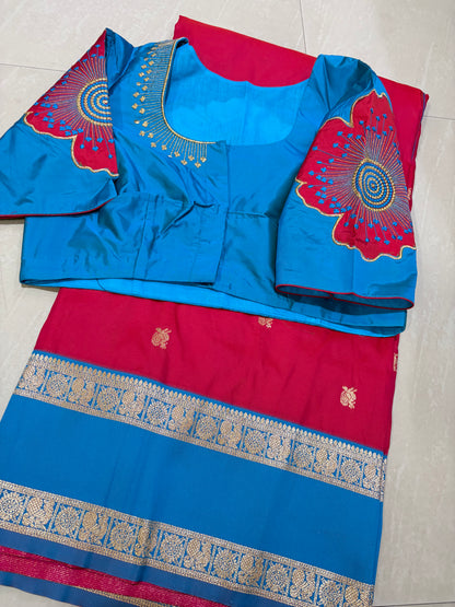 #softpattusaree #good quality #computerwork #trendydesign
