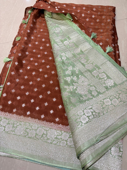 #kaddigeorgettesaree #patternblouse #designersarees