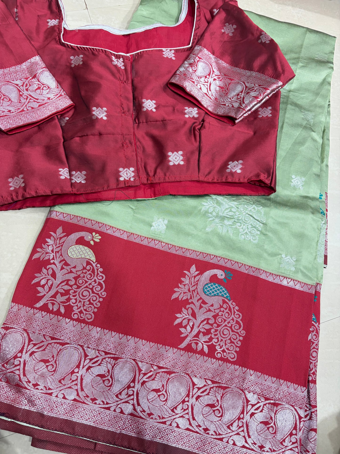 #softpattusaree #patternblouse