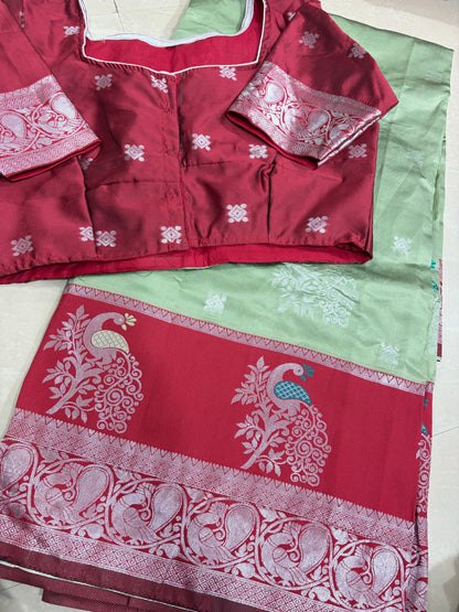 #softpattusaree #patternblouse