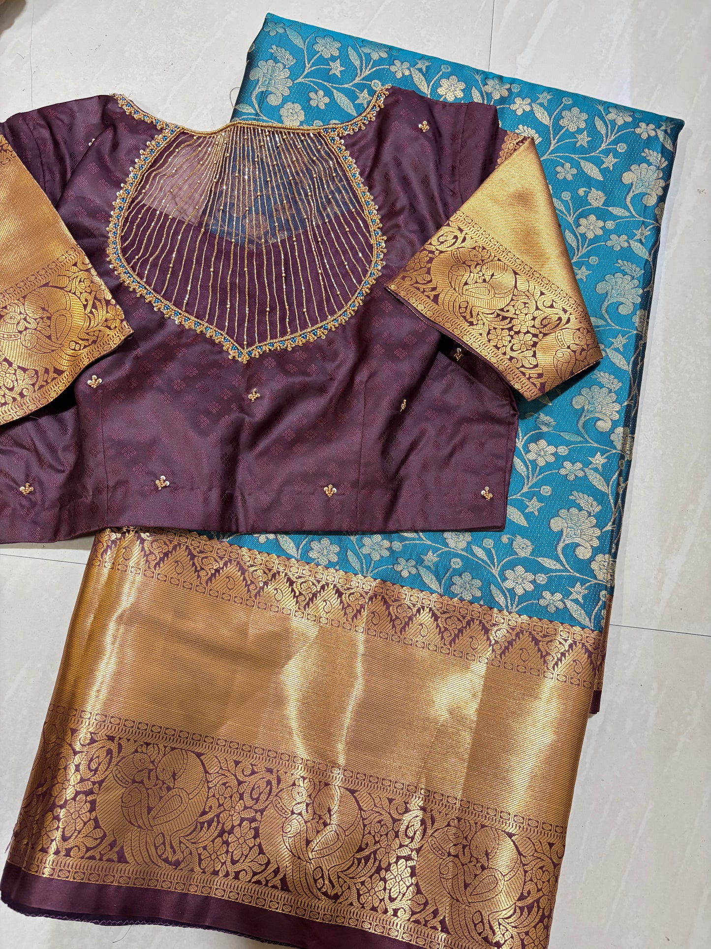 #kanchipattusaree #maggamblouse