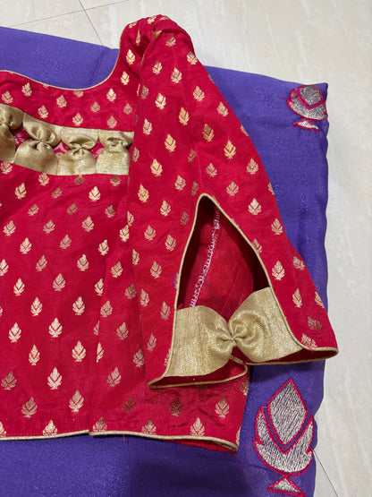 #Glass Georgette saree #blousepatternblouse