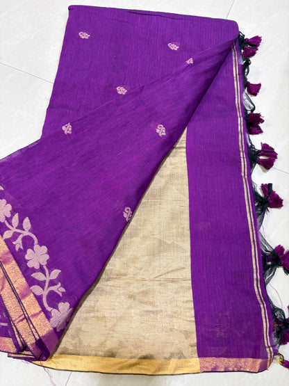 Jamdani soft leninsaree #patternblouse