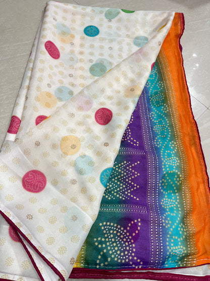 #glassgeorgettesaree