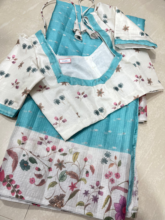 #kotasarees #kalamkariblouse