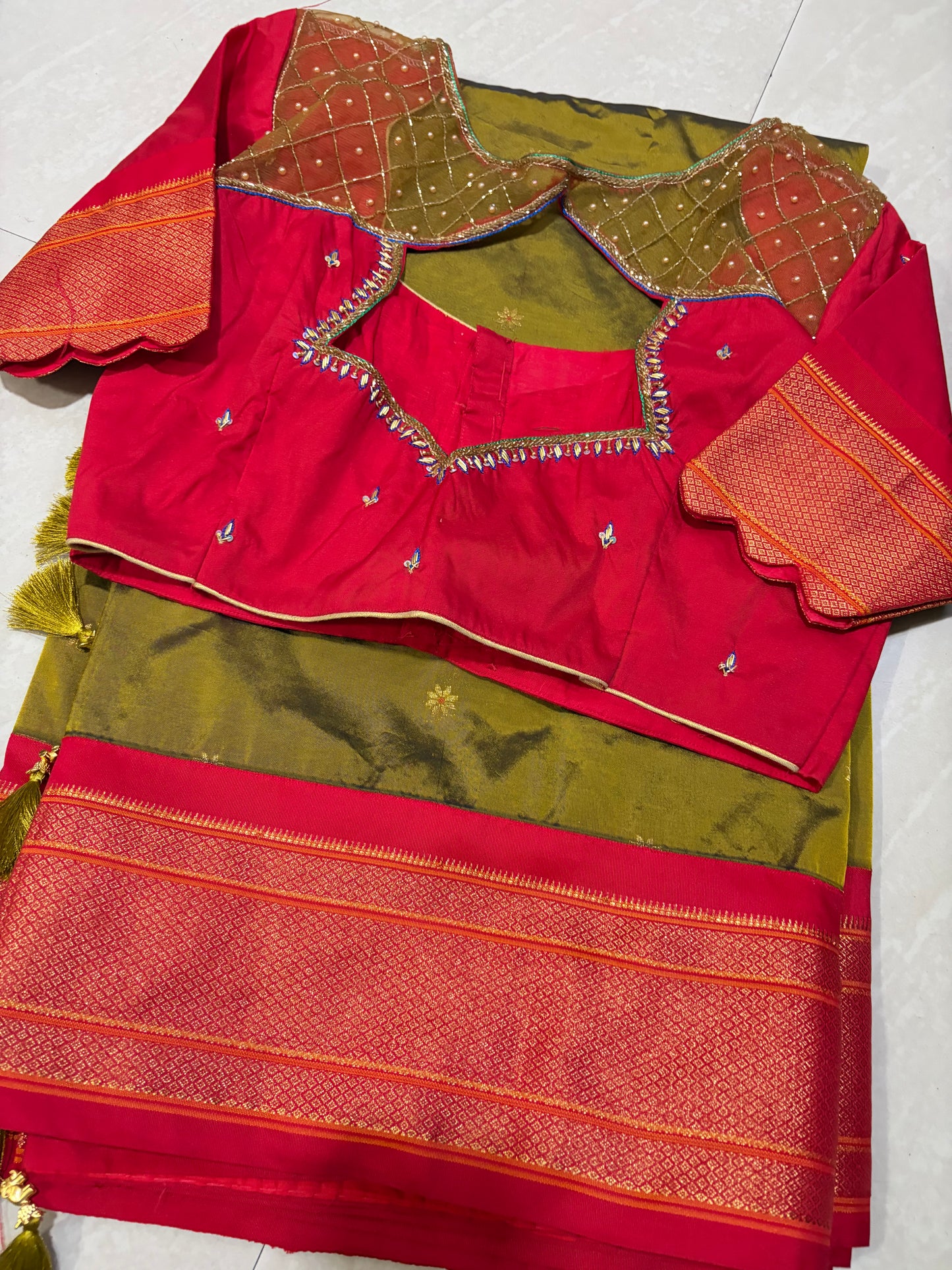 #narayanpetsaree #maggamblouse