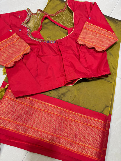 #narayanpetsaree #maggamblouse